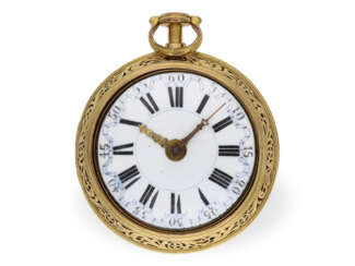 Taschenuhr: frühe "Clockwatch" mit Viertelstunden-…