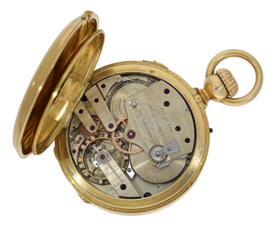 Taschenuhr: hochinteressantes Taschenchronometer m… - photo 2