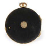 Taschenuhr: museale, frühe goldene Zylinderuhr mit… - photo 10