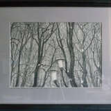 “Bush woody thickets....” Paper Ink Realist Landscape painting 1993 - photo 3