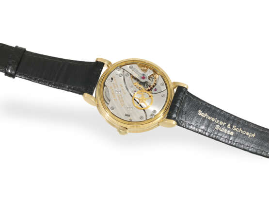 Armbanduhr: übergroße 18K Gold Gübelin mit Zentral… - photo 4