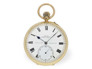 Taschenuhr: goldenes Observatoriums-Chronometer mi…