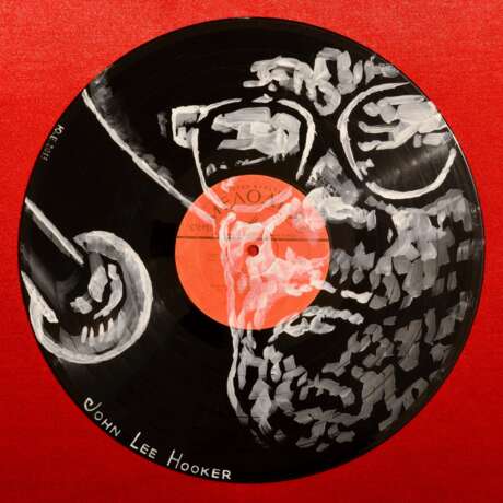 „John Lee Hooker &amp; Willie The Lion Smith“ Acrylfarbe Modern 2013 - Foto 1