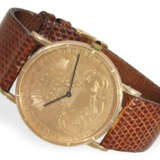 Armbanduhr: 18K Gold Münzuhr Corum Coin Watch "Twe… - photo 1