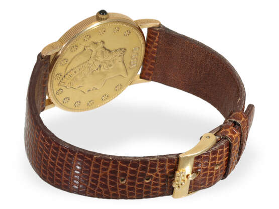 Armbanduhr: 18K Gold Münzuhr Corum Coin Watch "Twe… - Foto 3