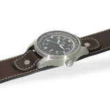 Armbanduhr: IWC Fliegeruhr Worldtime GMT in Stahl,… - photo 5