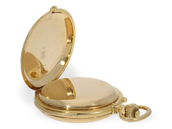 Taschenuhr: hochfeine, komplizierte Goldsavonnette… - photo 3