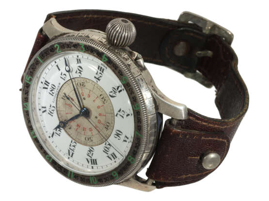 Armbanduhr: extrem rare Longines Lindbergh Navigat… - Foto 2