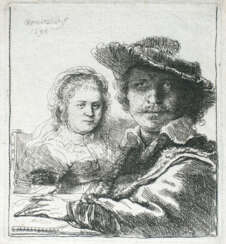 Автопортрет с саскией. Rembrandt Harmenszoon van Rijn 