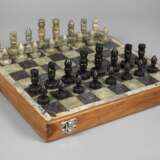 Schachspiel Steinschnitzerei - photo 1