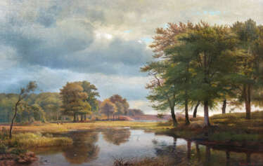North German Landscape. Louis Gurlitt 
