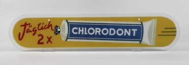 Werbeschild Chlorodont