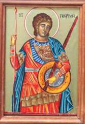 The icon of St. George