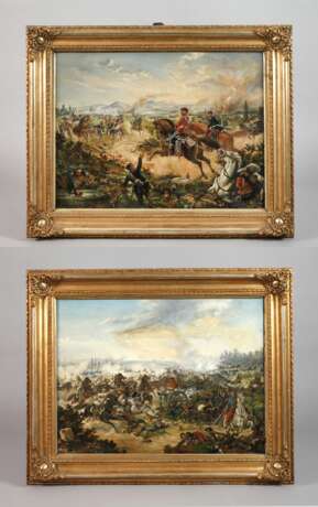 Zwei Gemälde Deutsch-Französischer Krieg 1870/71 - photo 1