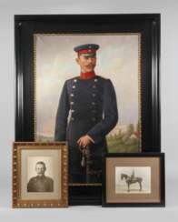 Gemälde und Fotos eines Oberleutnants 1. Weltkrieg