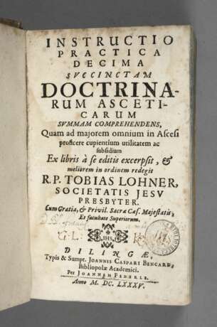 Doctrinarum Asceticarum 1685 - Foto 1