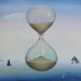 “Time for me” Canvas Oil paint Surrealism Landscape painting 2009 - photo 1