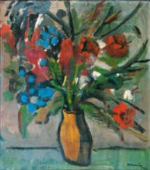 Blumen in einer Vase. Ernst Mollenhauer