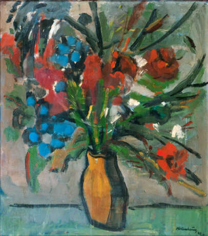 Blumen in einer Vase. Ernst Mollenhauer - photo 1