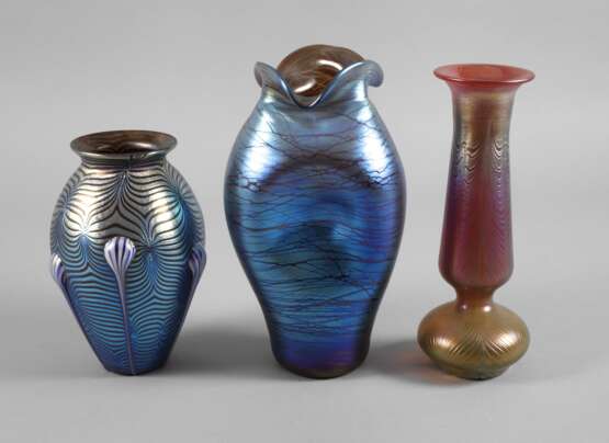 Drei Vasen Studioglas - Foto 1