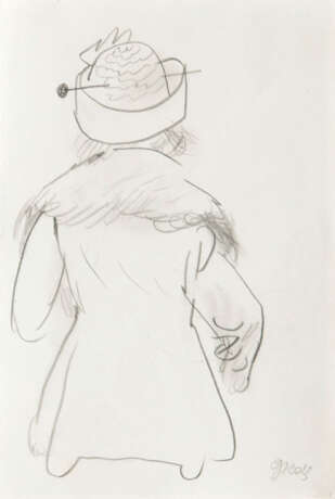 Frau mit Hut. George Grosz - photo 1