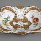 Meissen ovale Prunkschale "Blume 2" - Foto 1