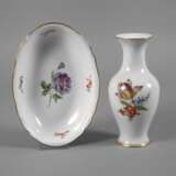 Meissen Vase und Schale Frühlingsblumen - photo 1