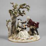 Meissen "Jägergruppe mit Baum" - photo 1