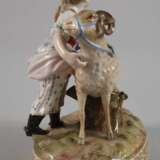 Meissen "Mädchen mit Widder" - photo 2