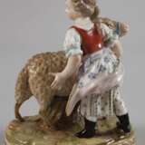 Meissen "Mädchen mit Widder" - photo 3