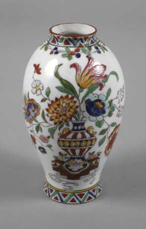 Schlegelmilch Suhl Balustervase Emaillemalerei - photo 1