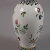 Schlegelmilch Suhl Balustervase Emaillemalerei - photo 2