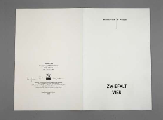 Alfred Traugott Mörstedt, "Zweifalt Vier" - Foto 1