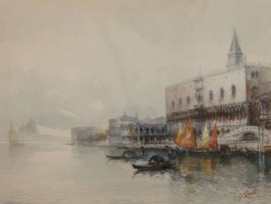 G. Zalde, Blick auf Venedig - фото 1