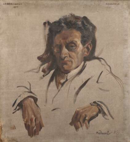 Hans Hähnel, Herrenportrait - фото 1