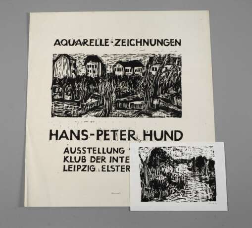 Hans-Peter Hund, zwei Holzschnitte - фото 1