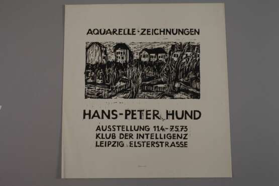 Hans-Peter Hund, zwei Holzschnitte - Foto 2