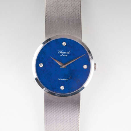 Herren-Armband-Uhr mit Lapislazuli-Zifferblatt. Chopard - Foto 1