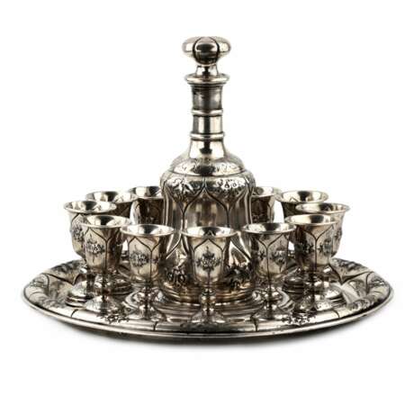 Водочный сервиз из серебра на 12 персон. Царская Россия,19 век. - photo 1