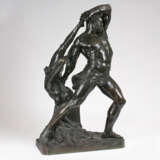 Große Bronze-Gruppe 'Herkules und Lichas' nach Antonio Canova.    - Foto 1