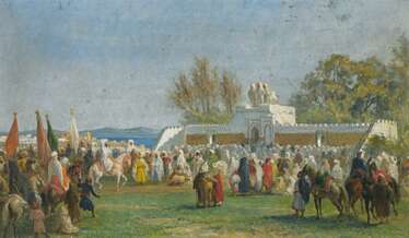 Die Ankunft des Paschas beim traditionellen Opferfest bei Tanger