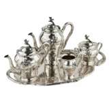 Чайно кофейный сервиз из серебра в стиле Арт Нуво. Bruckmann. После 1888 года. - фото 4