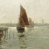 Boote auf dem Wasser vor Dordrecht - фото 1