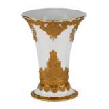 Великолепная ваза с золотым рельефом. Meissen. Рубеж 19 и 20 веков. - фото 2