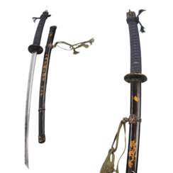 Большой двуручный самурайский меч Катана. Япония.