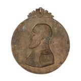 А. Баргас. Бронзовый медальон. Александр III Empereur de toutes les Russies, Кронштадт 1891. - Foto 3