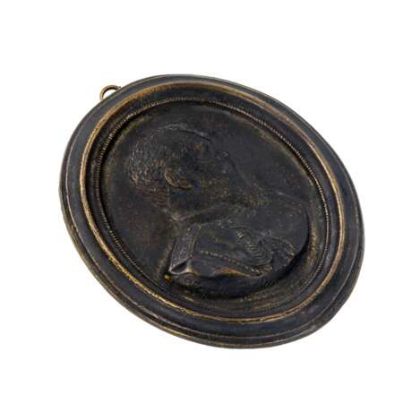 Каслинский медальон Александр III. - фото 4