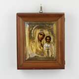 Икона «Казанская Пресвятая Богородица» в серебряном окладе. - Foto 5
