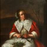 Жанровая сцена - Женщина, готовящая овощи. Последователь GABRIEL METSU (1629–1667). - Foto 2