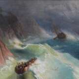 Картина Бушующее море. Рубеж 19 - 20 веков. - фото 2